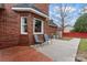 Outdoor patio features brick flooring, seating, and access to the home's exterior at 1511 35Th Ne Ave, Hickory, NC 28601