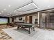 Spacious finished basement with a pool table, lighting, bar and home theater at 1238 Ladera Dr, Waxhaw, NC 28173