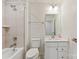 Full bathroom with shower-tub combo and vanity at 1332 Augustus Beamon Dr, Indian Trail, NC 28079