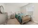 Bedroom with window, carpet, and bed at 1332 Augustus Beamon Dr, Indian Trail, NC 28079
