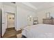 Spacious bedroom with ensuite bathroom and a large closet for ample storage at 1332 Augustus Beamon Dr, Indian Trail, NC 28079