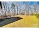 Expansive backyard with a deck, grassy area and soccer goals at 2143 Country Club Rd, Lincolnton, NC 28092