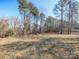 Large backyard view, ready for landscaping with a peaceful, tree-lined perimeter at 3528 Thunder Rd, Maiden, NC 28650