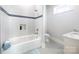 Bright bathroom with a tub-shower combo and a granite vanity, designed for comfort and style at 3528 Thunder Rd, Maiden, NC 28650