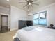 Comfortable bedroom features a large window and neutral decor at 3528 Thunder Rd, Maiden, NC 28650