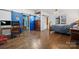 Spacious bedroom featuring hardwood floors, ample natural light, and a stylish desk area at 406 Third Ne Ave, Conover, NC 28613