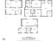 Complete floor plan showing all three floors of the residence at 4504 Meridian Dr, Charlotte, NC 28216