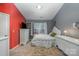 Bright bedroom featuring carpet, a bed, and natural light through the windows at 706 Cherryfield Pl, Rock Hill, SC 29732