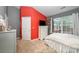 Cozy bedroom with carpet, a bed, and natural light through the windows at 706 Cherryfield Pl, Rock Hill, SC 29732