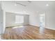 Bonus room with wood floors and neutral color scheme and multiple doorways at 8720 Acadia Pkwy # 597, Sherrills Ford, NC 28673