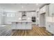 Bright kitchen with a large island, stainless steel appliances, and a modern design at 8720 Acadia Pkwy # 597, Sherrills Ford, NC 28673