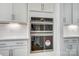 Stainless steel double ovens are framed by white cabinets and subway tile backsplash at 8720 Acadia Pkwy # 597, Sherrills Ford, NC 28673