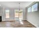 Living room with fireplace and sliding glass door to back yard at 8720 Acadia Pkwy # 597, Sherrills Ford, NC 28673