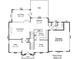 First floor floor plan showing layout with dimensions and room names at 9743 Aegean Ct, Huntersville, NC 28078