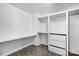 Spacious walk-in closet featuring custom shelving and storage options at 1022 Southwind Trail Dr, Indian Trail, NC 28079