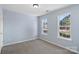 Bright, airy bedroom featuring two windows, neutral walls, and plush carpet at 152 Painted Bunting Dr, Troutman, NC 28166