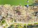 Aerial view showcasing the property, its landscape, waterfront, and surrounding neighborhood, highlighting location and amenities at 171 Agnew Rd, Mooresville, NC 28117