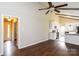 Bright and airy living area with hardwood floors and an open view to the modern kitchen at 1780 Lumpkin Cir, Rock Hill, SC 29732