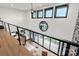 Aerial view of an open-concept living area with lake views and high ceilings at 180 Willow Point Rd, Troutman, NC 28166