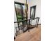 Modern staircase with metal railings and natural light at 180 Willow Point Rd, Troutman, NC 28166