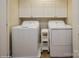 Laundry room with modern washer and dryer units at 2125 Shenandoah Ave, Charlotte, NC 28205