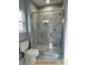 Bathroom featuring glass enclosed shower at 309 General As Johnston St, Stanley, NC 28164