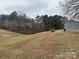 Scenic view of a lush, grassy field bordered by dense trees, showcasing the property's natural beauty at 32341 Speiss Rd, Albemarle, NC 28001