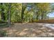 Expansive backyard featuring mature trees and a newly installed wooden fence offering privacy at 3717 Marvin Rd, Charlotte, NC 28211