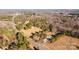 Aerial view of the wooded lot, showcasing location at 445 Cannon Farm Rd, China Grove, NC 28023