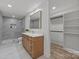 Bathroom featuring a walk-in shower and closet at 4531 Rockford Ct, Charlotte, NC 28209