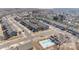 Community aerial view featuring pool, well-maintained homes, and convenient location at 6503 Revolutionary Trl, Charlotte, NC 28217