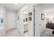 Hallway featuring views of the bathroom and bedroom at 6509 Gopher Rd, Lancaster, SC 29720