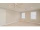 Neutral bedroom featuring carpeted floors, crown moulding, ceiling fan and bright windows at 775 Summerwood Dr, Rock Hill, SC 29732