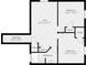Detailed floor plan showing the layout of the home's second floor with measurements for each room at 8133 Strawberry Ln, Charlotte, NC 28277