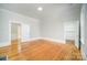 Tidy bathroom with grey floors, grey vanity, and bathtub-shower combo at 116 Rose Ter, Wadesboro, NC 28170