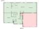 First floor plan featuring an office, kitchen, dining area, living room, and garage at 146 Allenton Way, Statesville, NC 28677