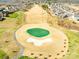 Scenic aerial view of a well-maintained golf course with lush green grass at 146 Allenton Way, Statesville, NC 28677