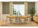 Dining room featuring a large window, modern table, and stylish decor at 1566 Croydon St, Indian Land, SC 29707