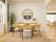 Dining room featuring a round table, neutral decor, and hardwood floors at 1566 Croydon St, Indian Land, SC 29707