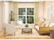 Inviting living room featuring stylish furniture, natural light, and hardwood floors at 1566 Croydon St, Indian Land, SC 29707