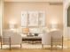 Cozy living room with comfortable seating, neutral tones, and modern artwork at 1566 Croydon St, Indian Land, SC 29707