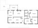 Detailed floor plan of the home showcasing the layout of rooms and dimensions at 1825 Hyatt Ave, Rock Hill, SC 29732