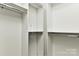 Well-organized closet featuring shelving and hanging space at 2338 Yadkin Ave # 205, Charlotte, NC 28205
