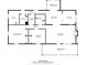 Detailed floor plan showcasing the layout of the home, including living spaces, bedrooms, and screened porches at 2845 Wood Gate Rd, Lincolnton, NC 28092