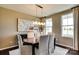 Bright dining room features a modern chandelier and elegant decor at 3542 Rapport Ct # 37, Lancaster, SC 29720