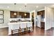 Lovely kitchen with granite countertops, an island with seating, and stainless steel appliances at 3542 Rapport Ct # 37, Lancaster, SC 29720