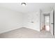 Bedroom featuring neutral paint, carpet, and a double door closet at 3646 46Th Ne Ave, Hickory, NC 28601