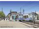 Modern train station with two trains at station under clear skies at 6032 Fonsac Ln # 2005B, Charlotte, NC 28217