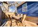 Outdoor patio space with pavers, a dining table, and seating at 119 N Smallwood Pl, Charlotte, NC 28216