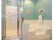 A spacious main bathroom features a walk-in shower and a separate tub at 120 Snead Rd, Fort Mill, SC 29715